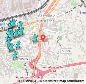 Mappa Via Martin Luther King, 80038 Pomigliano d'Arco NA, Italia (0.761)