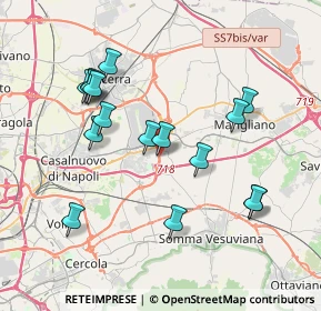 Mappa Via Martin Luther King, 80038 Pomigliano d'Arco NA, Italia (4.035)