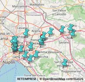Mappa Via Martin Luther King, 80038 Pomigliano d'Arco NA, Italia (8.853)