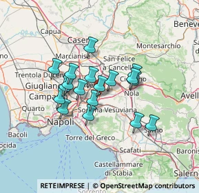 Mappa Via Martin Luther King, 80038 Pomigliano d'Arco NA, Italia (11.09889)