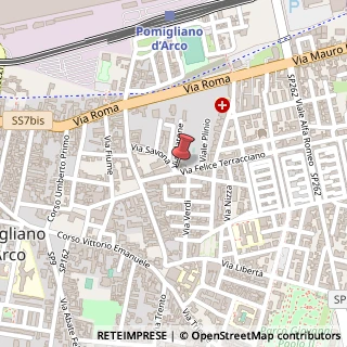 Mappa Via Felice Terracciano, 49, 80038 Pomigliano d'Arco, Napoli (Campania)