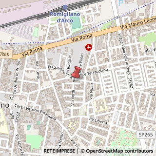 Mappa Via Giuseppe Verdi, 46, 80038 Pomigliano d'Arco, Napoli (Campania)