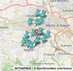 Mappa Via Giaginto Gigante, 80018 Mugnano di Napoli NA, Italia (1.311)