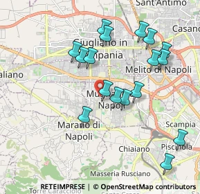 Mappa Via Giaginto Gigante, 80018 Mugnano di Napoli NA, Italia (2.08529)