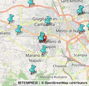 Mappa Via Giaginto Gigante, 80018 Mugnano di Napoli NA, Italia (2.61357)