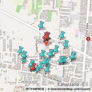 Mappa Via A. De Curtis, 80012 Calvizzano NA, Italia (0.27143)