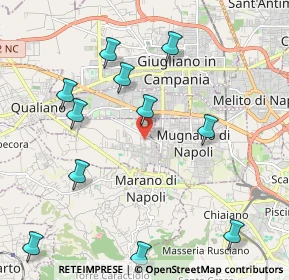 Mappa Via A. De Curtis, 80012 Calvizzano NA, Italia (2.71583)