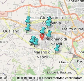 Mappa Via A. De Curtis, 80012 Calvizzano NA, Italia (1.28455)