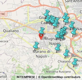 Mappa Via A. De Curtis, 80012 Calvizzano NA, Italia (2.2065)