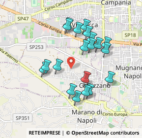 Mappa Via G. Puccini, 80012 Calvizzano NA, Italia (0.902)