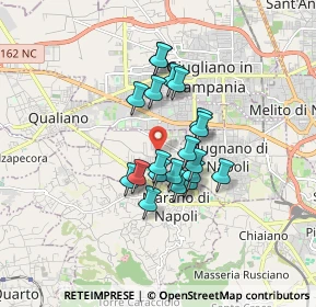 Mappa Via G. Puccini, 80012 Calvizzano NA, Italia (1.329)