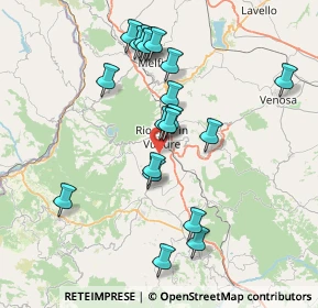 Mappa Strada Provinciale 93 km 82, 85028 Rionero In Vulture PZ, Italia (7.902)
