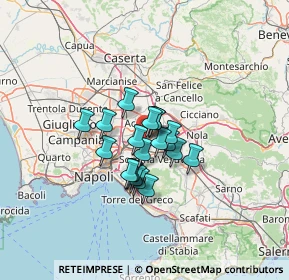 Mappa Via Guglielmo Marconi, 80038 Pomigliano d'Arco NA, Italia (8.818)