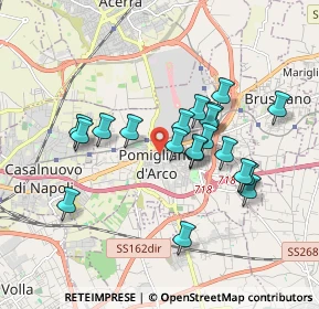 Mappa Via Guglielmo Marconi, 80038 Pomigliano d'Arco NA, Italia (1.698)