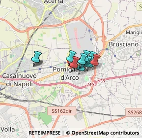 Mappa Via Guglielmo Marconi, 80038 Pomigliano d'Arco NA, Italia (0.97071)