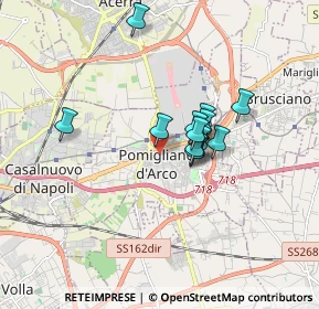 Mappa Via Guglielmo Marconi, 80038 Pomigliano d'Arco NA, Italia (1.30077)