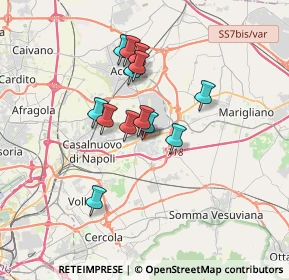 Mappa Via Guglielmo Marconi, 80038 Pomigliano d'Arco NA, Italia (2.86538)