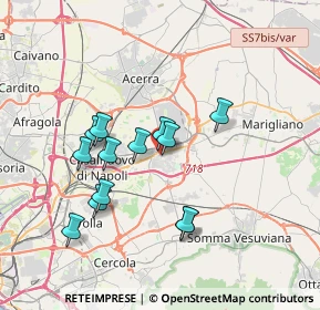 Mappa Via Guglielmo Marconi, 80038 Pomigliano d'Arco NA, Italia (3.44846)