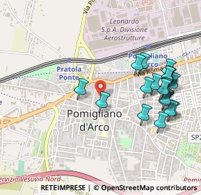 Mappa Via Guglielmo Marconi, 80038 Pomigliano d'Arco NA, Italia (0.58)