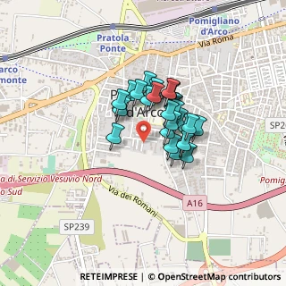 Mappa Via Walter Tobagi, 80038 Pomigliano d'Arco NA, Italia (0.29286)