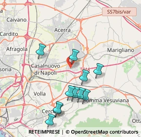 Mappa Via Walter Tobagi, 80038 Pomigliano d'Arco NA, Italia (4.20818)