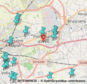 Mappa Via Walter Tobagi, 80038 Pomigliano d'Arco NA, Italia (3.22176)