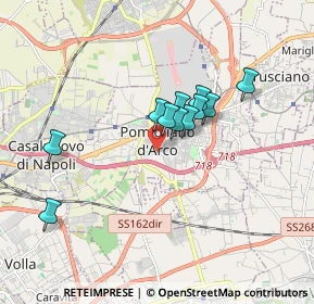 Mappa Via Walter Tobagi, 80038 Pomigliano d'Arco NA, Italia (1.45182)