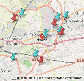 Mappa Via Walter Tobagi, 80038 Pomigliano d'Arco NA, Italia (2.31545)