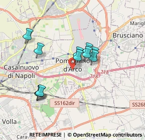 Mappa Via Walter Tobagi, 80038 Pomigliano d'Arco NA, Italia (1.65636)