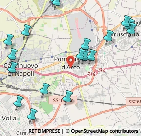 Mappa Via Walter Tobagi, 80038 Pomigliano d'Arco NA, Italia (2.96632)
