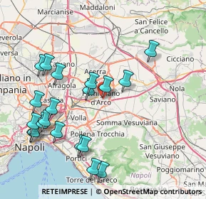 Mappa Via Gorizia, 80038 Pomigliano d'Arco NA, Italia (9.5395)