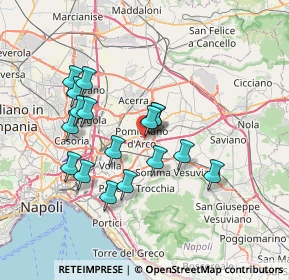 Mappa Via Gorizia, 80038 Pomigliano d'Arco NA, Italia (6.84412)