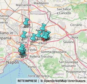 Mappa Via Gorizia, 80038 Pomigliano d'Arco NA, Italia (6.35875)