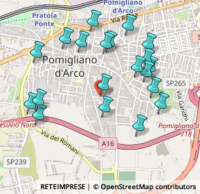 Mappa Via Gorizia, 80038 Pomigliano d'Arco NA, Italia (0.547)
