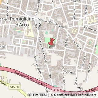 Mappa Via Gorizia, 54, 80038 Pomigliano d'Arco, Napoli (Campania)