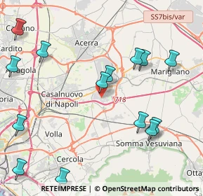Mappa Via Gorizia, 80038 Pomigliano d'Arco NA, Italia (5.50857)