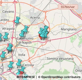 Mappa Via Gorizia, 80038 Pomigliano d'Arco NA, Italia (5.9205)