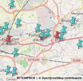 Mappa Via Gorizia, 80038 Pomigliano d'Arco NA, Italia (2.84688)