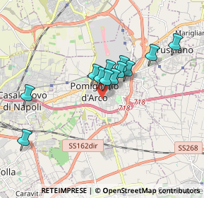 Mappa Via Gorizia, 80038 Pomigliano d'Arco NA, Italia (1.54083)