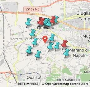 Mappa Via Salvatore Quasimodo, 80016 Marano di Napoli NA, Italia (1.5615)