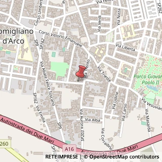 Mappa Via Gorizia, 9, 80038 Pomigliano d'Arco, Napoli (Campania)