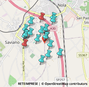 Mappa Via del Feudo, 80035 Saviano NA, Italia (0.7425)