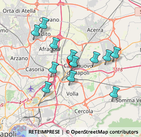 Mappa Via Cardinale Ascalesi Alessio, 80013 Casalnuovo di Napoli NA, Italia (3.47167)