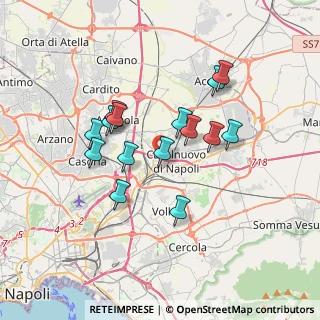 Mappa Via Cardinale Ascalesi Alessio, 80013 Casalnuovo di Napoli NA, Italia (3.23067)