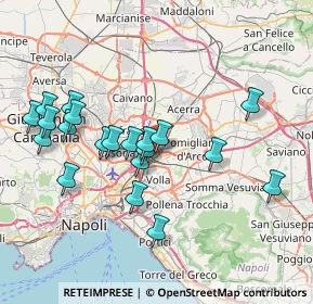 Mappa Via Cardinale Ascalesi Alessio, 80013 Casalnuovo di Napoli NA, Italia (8.098)