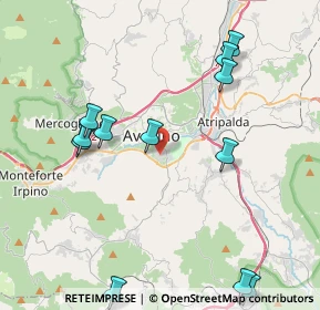 Mappa Strada Quattro Grana, 83100 Avellino AV, Italia (5.145)