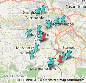 Mappa Via Antonio de Curtis, 80018 Mugnano di Napoli NA, Italia (1.906)