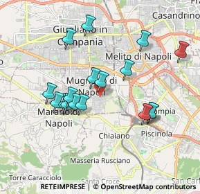 Mappa Via Giovanni Pascoli, 80018 Mugnano di Napoli NA, Italia (1.85294)