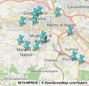 Mappa Via Giovanni Pascoli, 80018 Mugnano di Napoli NA, Italia (2.15385)