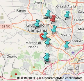 Mappa Via Antonio de Curtis, 80018 Mugnano di Napoli NA, Italia (3.43455)